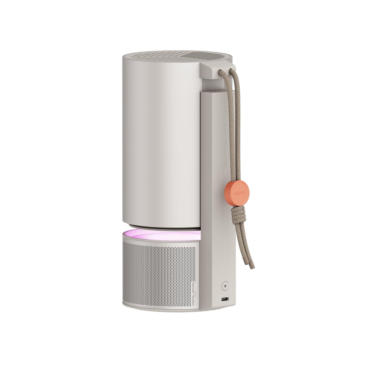 XGIMI MoGo 3 Pro NEW Portable Projector, Google TV with Licensed Netflix, Build-in Adjustable Stand, Mini Projector Supports Power Banks, 450 ISO Lumens, ISA 2.0, 2 x 5W Harman Kardon