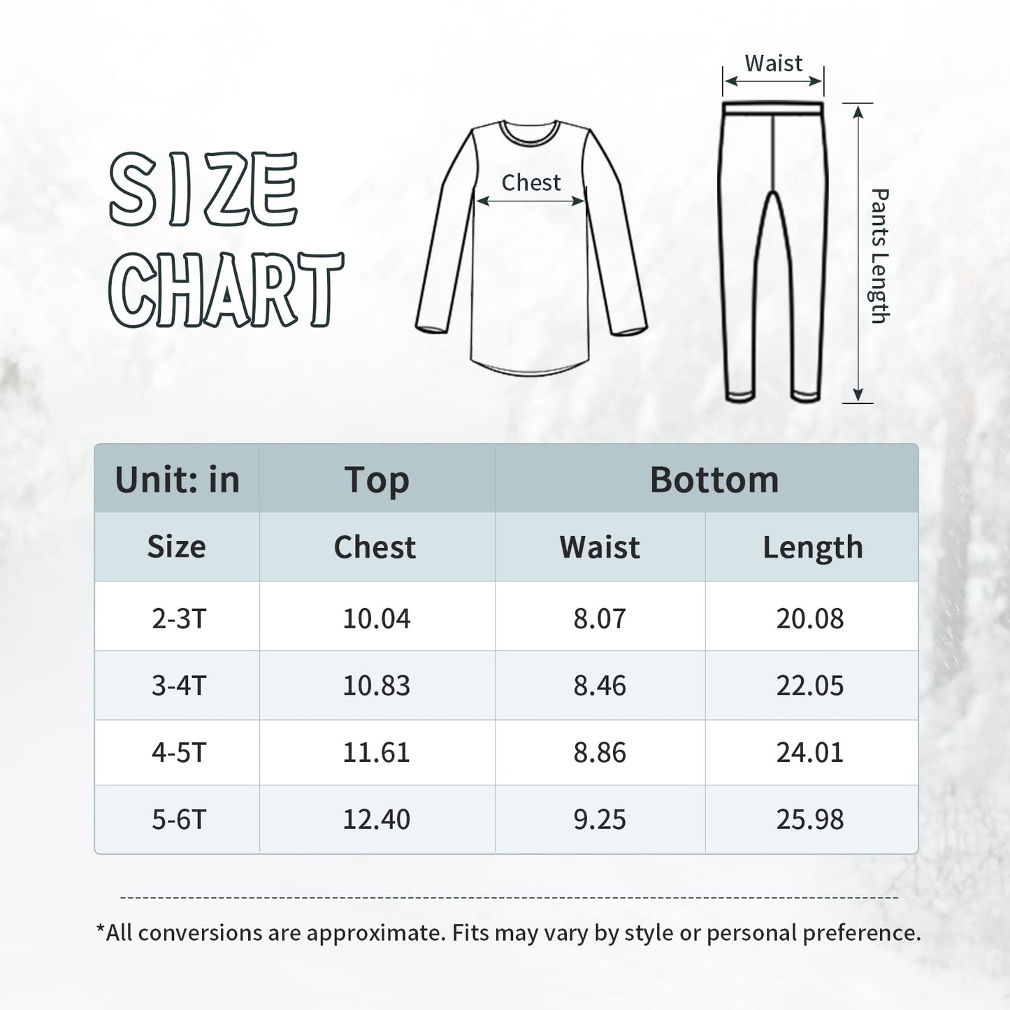American Trends Boys Thermal Underwear Set Kids Long Johns Set Fleece Lined Base Layer Soft Warm Winter Thermals Sets for Toddler Black 2T-3T
