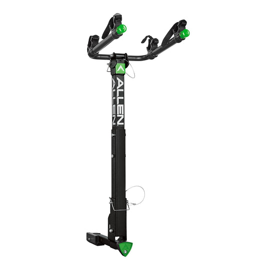 Allen Sports Deluxe Locking Quick Release 2-Bike Carrier for 2 in. and 1 1/4 in. Hitch, Model ZN522Q, Black