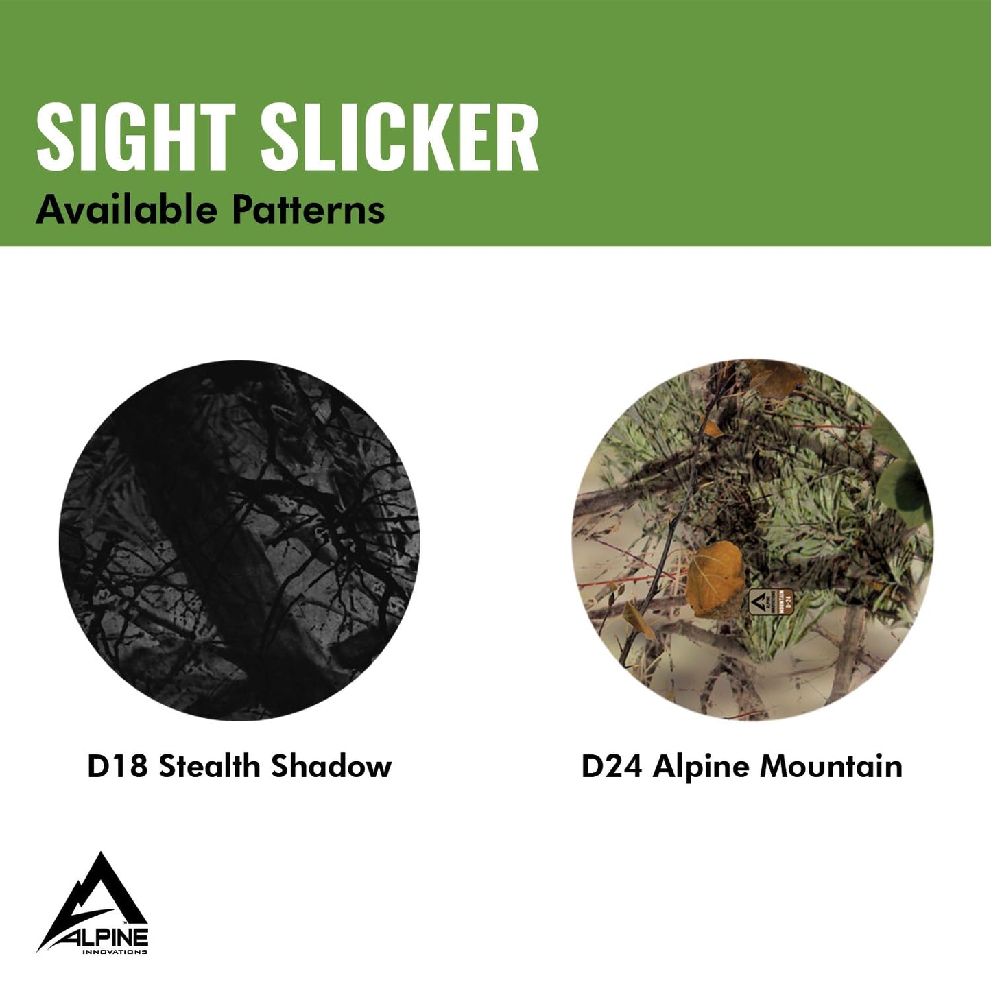Alpine Innovations Slicker Sight Guard, Crossbow Scope Housing, Waterproof Hunting Gear, Sportsman Archery Accessories, Camo Wrap - Sight (Stealth Shadow)