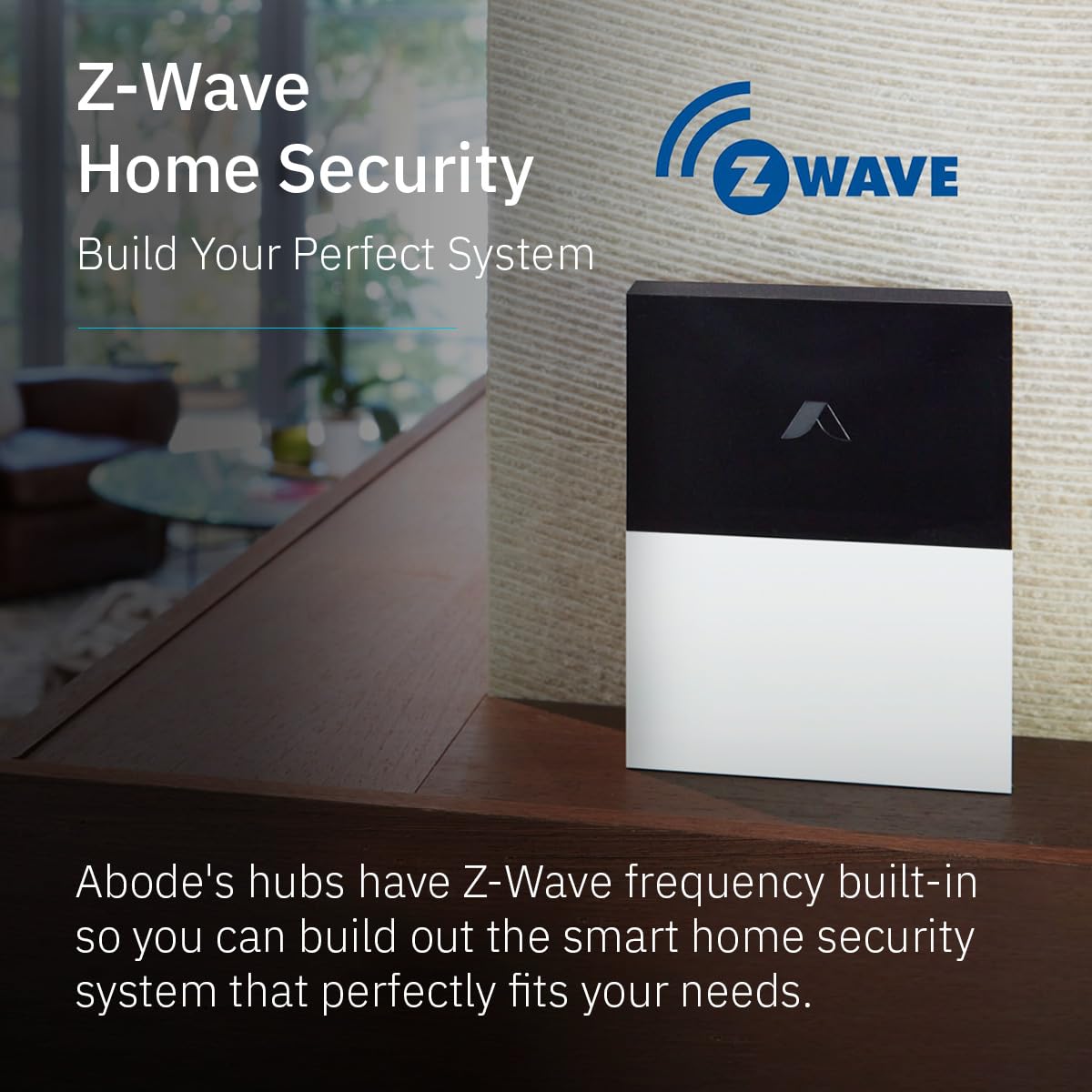 Abode 4 Piece Wireless Smart Security System - Works with Apple HomeKit, Z-Wave and Zigbee Devices - Expandable to Protect Your Whole Home - Easy DIY Installation - Optional Professional Monitoring