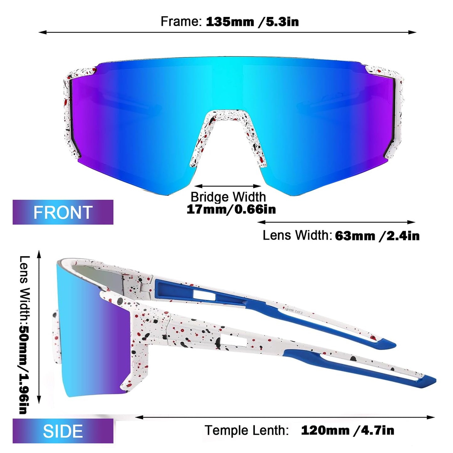 Youth Baseball Sunglasses For Boys Girls,UV400 Viper Sunglasses Youth,Cycling glasse Running Golf