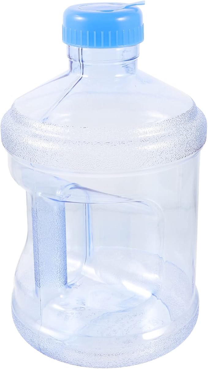 LALAFINA Camping Water Container Jug 3l Water Bucket Leak-proof Plastic Water Bottle Reusable Motivational Jug Screw Top Cap with Integrated Handle for Outdoor Sports