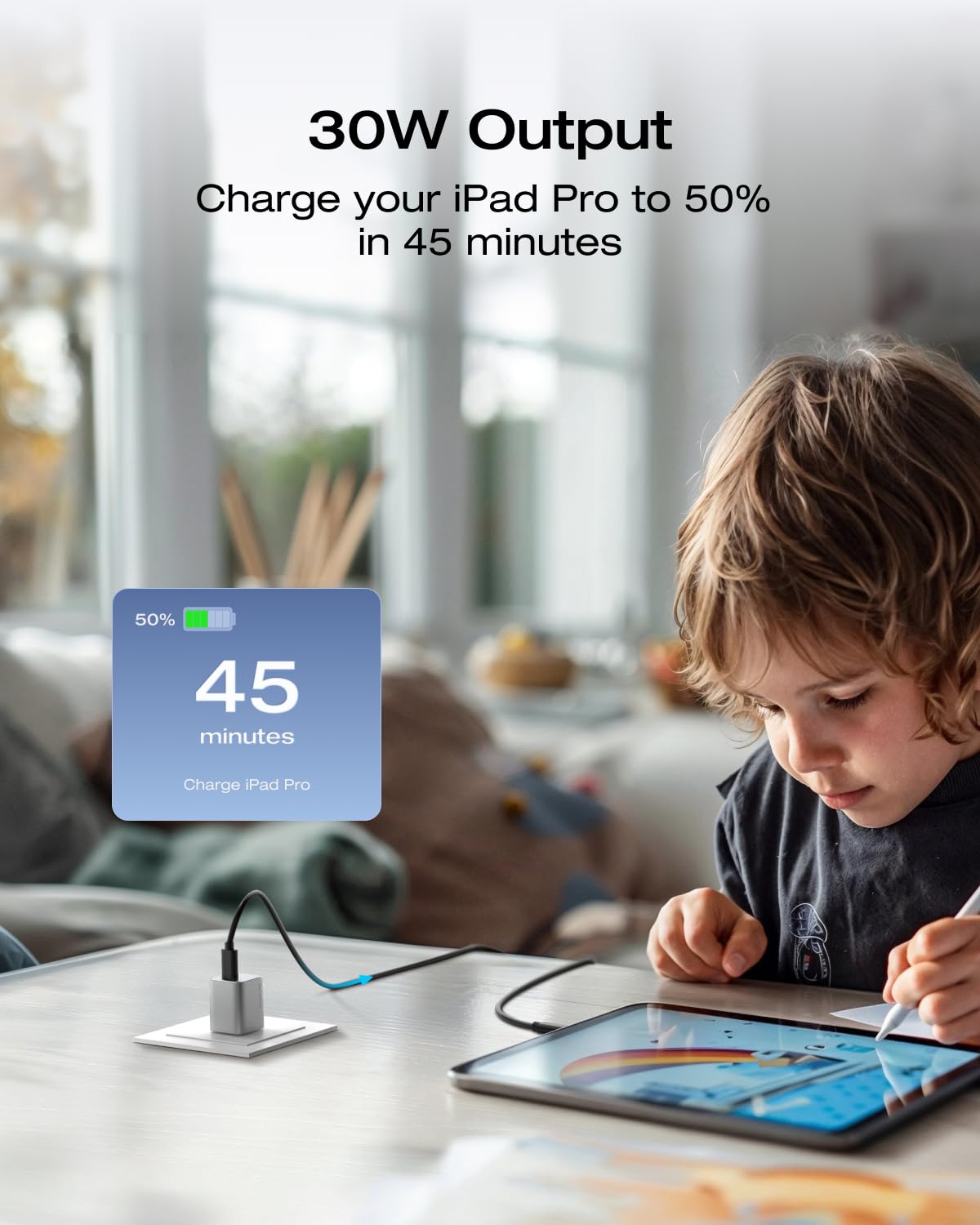EF ECOFLOW Rapid Power Bank Wireless 5000mAh & 30W GaN USB C Charger, Qi2 Certified Ultra-Fast Magnetic Portable Charger with Stand & Built-in Cables, Battery Pack Compatible with iPhone 16/15/14/13