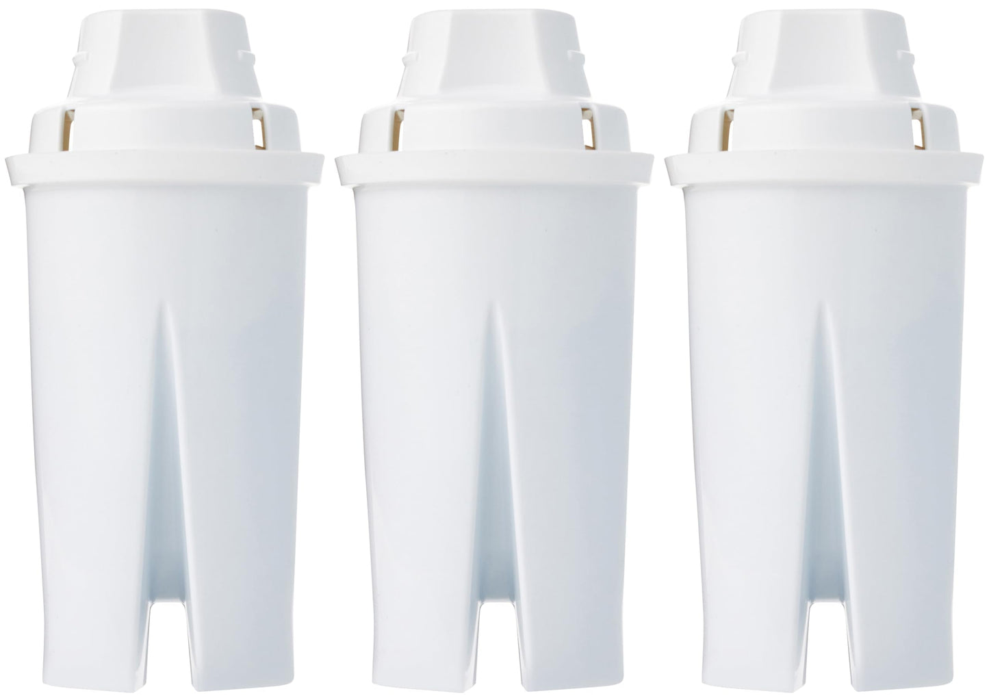 Amazon Basics Replacement Water Filters for Water Pitchers, BPA-Free, WQA & NSF Certified, Compatible with Brita Water Pitchers & Drinking Water Filter Systems, 6 Month Filter Supply, 3-Pack
