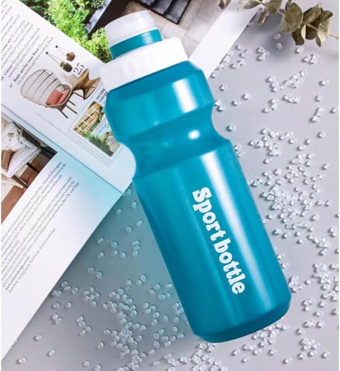 Sports Water Bottle, Plastic Water Bottle,BPA-Free,Leak-Proof, Reusable Water Bottle for School, Outdoor,Gym, Running, Hiking (Blue (26 OZ))
