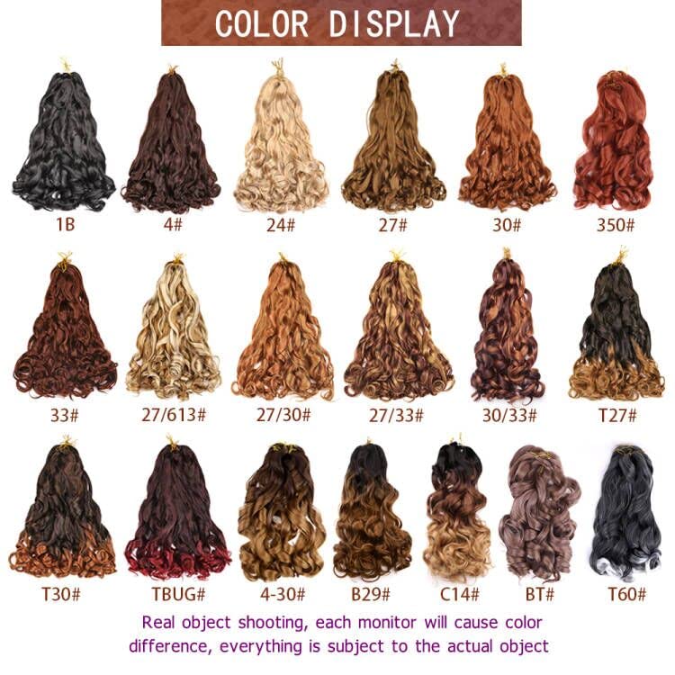 Amir Hair 8 packs French Curly Braiding Hair 20 Inch Loose Wave Braiding Hair Pre Stretched Synthetic Hair Extensions (T4/30)