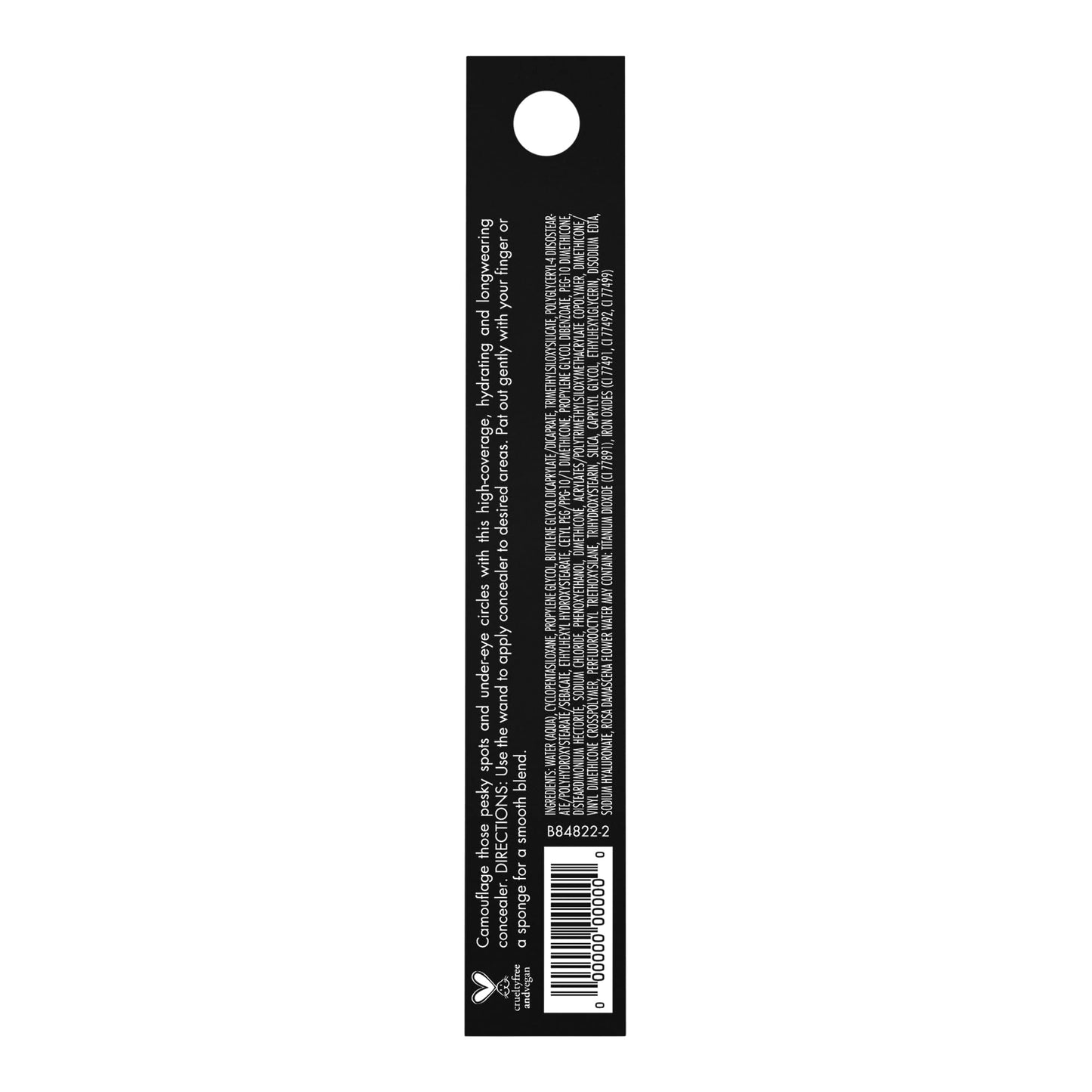 e.l.f. Hydrating Camo Concealer, Lightweight, Full Coverage, Long Lasting, Conceals, Corrects, Covers, Hydrates, Highlights, Fair Warm, Satin Finish, 25 Shades, All-Day Wear, 0.20 Fl Oz
