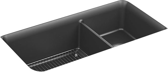 KOHLER 8204-CM7 Cairn Sink, 33 in, Matte Graphite