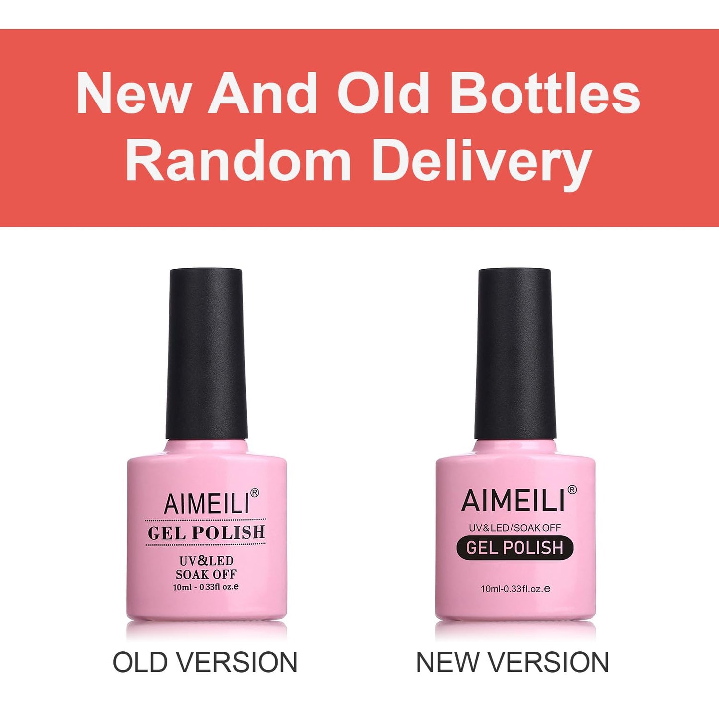 AIMEILI Gel Nail Polish Soak Off U V LED Nude Gel Polish - Rose Nude (022) 10ml
