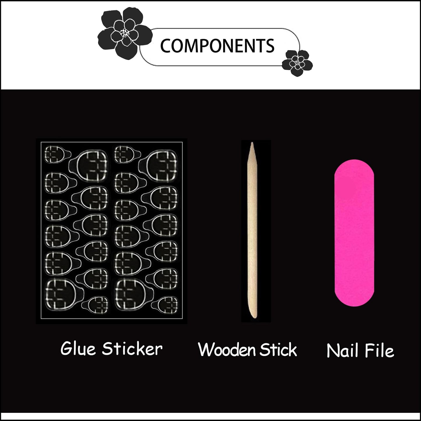 Alomnd Press on Nails Short Fake Nails Almond False Nails Press ons with Designs White Glitter Swirl Glue on Nails Cute Acrylic Nails Glossy Full Cover Artificial Stick on Nails for Women Manicure