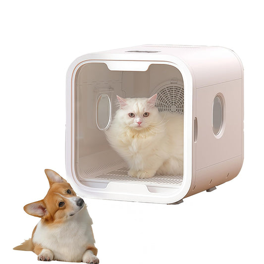 WENMEE Automatic Pet Dryer Box(for Dogs) - Fast and Quiet Drying, Ionic Care, Suitable for Small and Medium Pets, 72L
