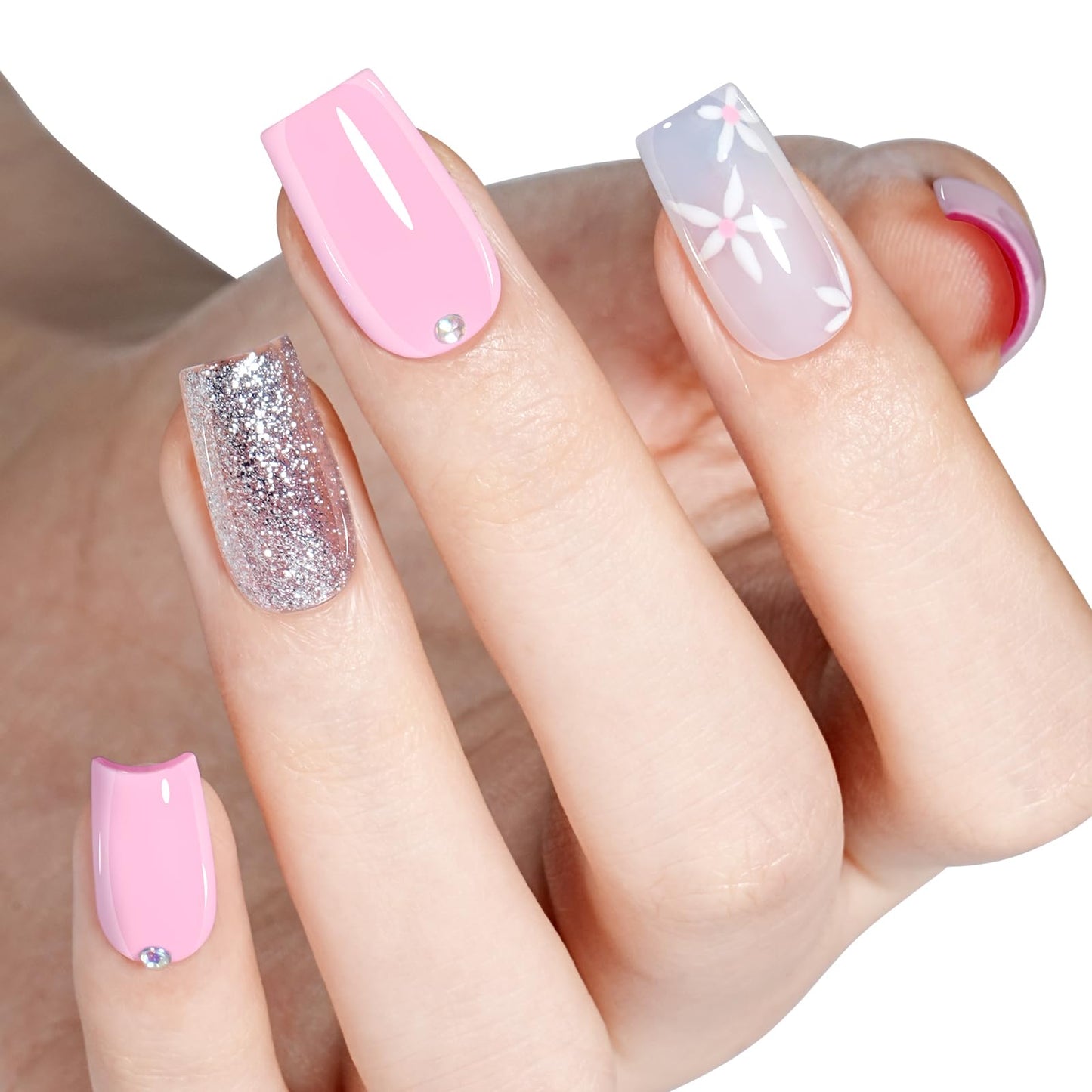 AILLSA Light Baby Pink Gel Nail Polish Pastel Macaron Gel Polish Bright Spring Summer Colors Cotton Candy Gel Soak Off U V for French Nail Manicure Salon DIY Holiday Gifts 0.5 Fl Oz GB81