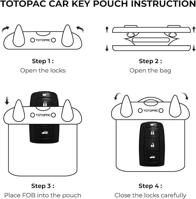 2Pack Waterproof Car Key FOB Case Floating Wallet Pouch for Remote Keys ID Credit Card Cash Money Submersible Dry Bag Holder (2, Transparent + Transparent)