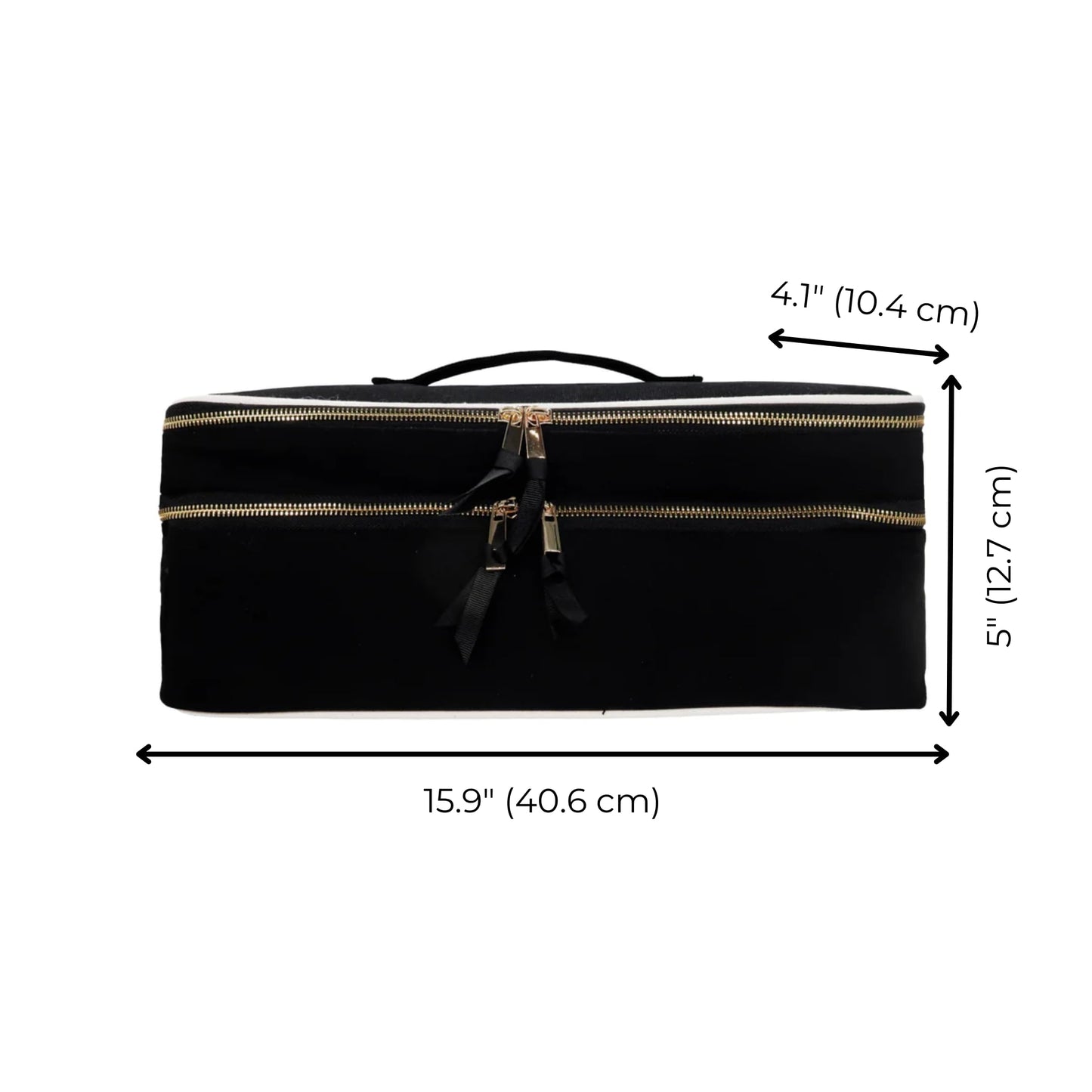 Bag-all Hair Tools Travel Bag | Curling Iron Travel Case Heat Resistant | Traveling Case for Grooming Supplies | Hair Straightener Pouch for Hot Tools for Women | Black
