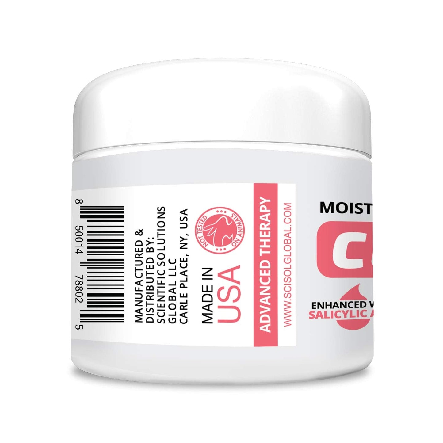 CLEAR Urea Cream 40 Percent Plus 2% Salicylic Acid (4oz) Made in USA | Urea Foot & Hand Cream Softens Cracked Heels & Dry Skin with Tea Tree & Coconut Oil - Callus & Corn Treatment