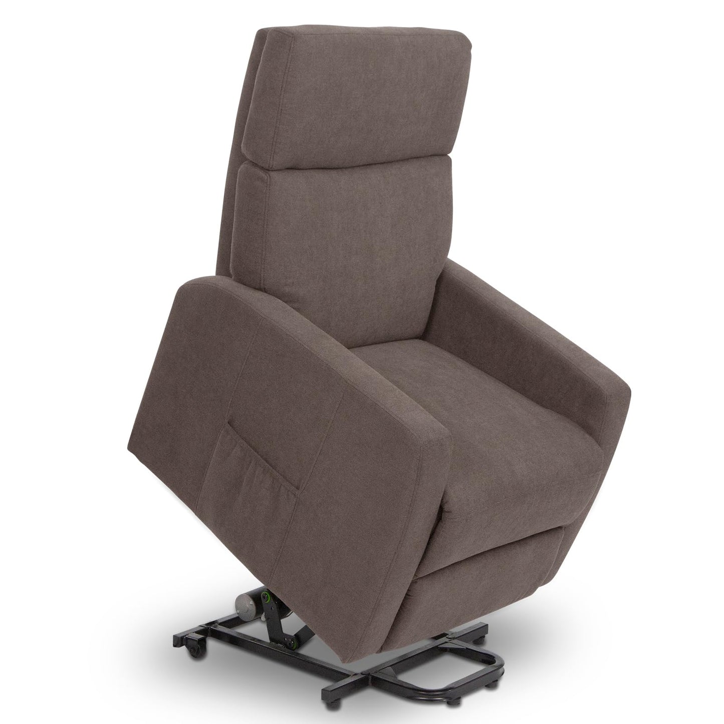 Vive Power Lift Recliner Chair - for Adults, Elderly & Senior - Compact Electric Standing Seat with Remote Control - Comfortable & Heavy Duty Fabric Cushion for Living Room - Safely Stand