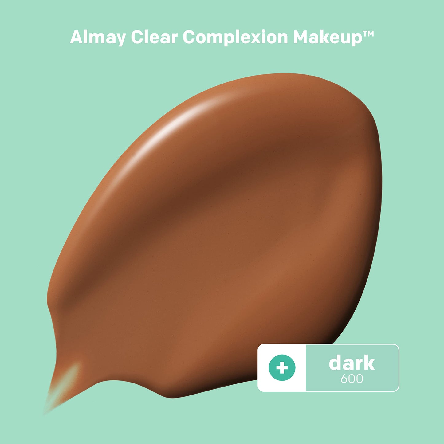 Almay Clear Complexion Acne & Blemish Spot Treatment Concealer Makeup with Salicylic Acid- Lightweight, Full Coverage, Hypoallergenic, Fragrance-Free, for Sensitive Skin, 600 Dark, 0.3 fl oz.