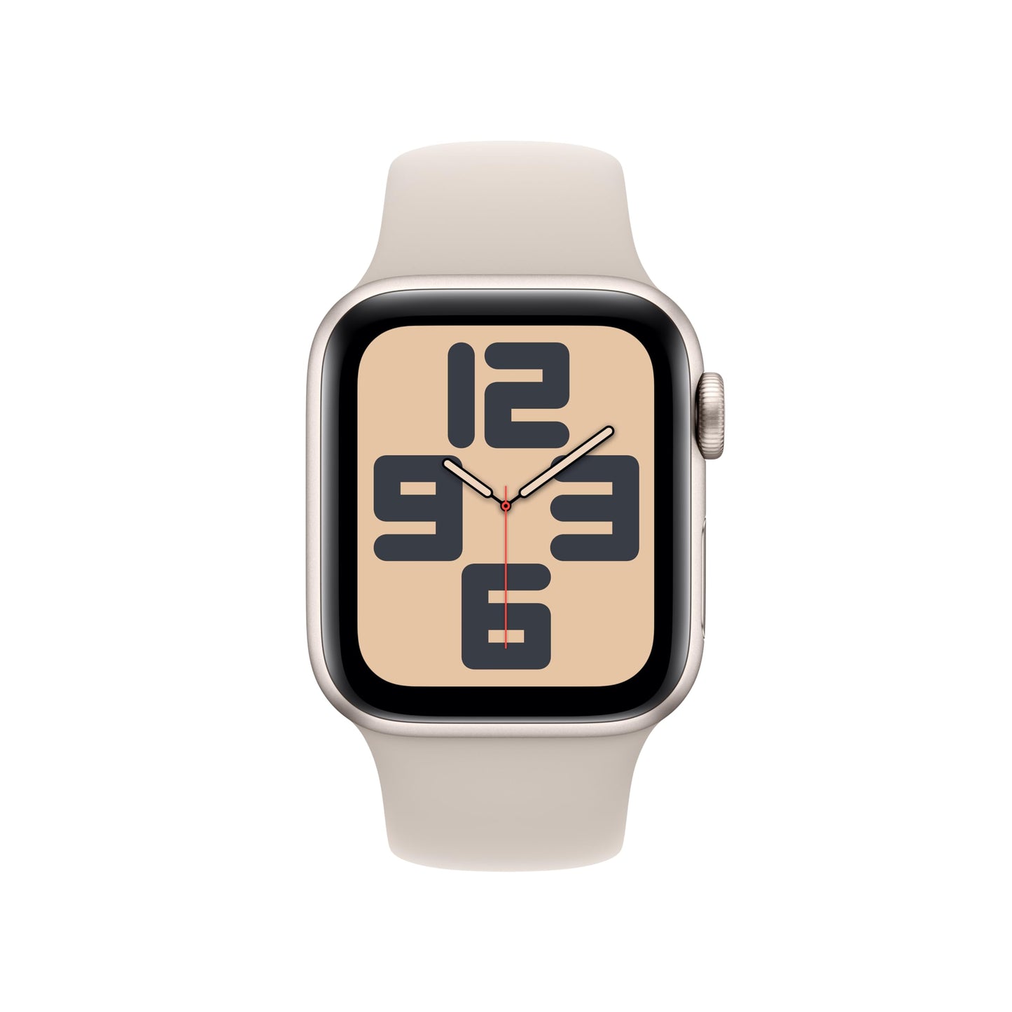 Apple Watch SE (2nd Gen) [GPS + Cellular 40mm] Smartwatch with Starlight Aluminum Case with Starlight Sport Band S/M (Renewed)