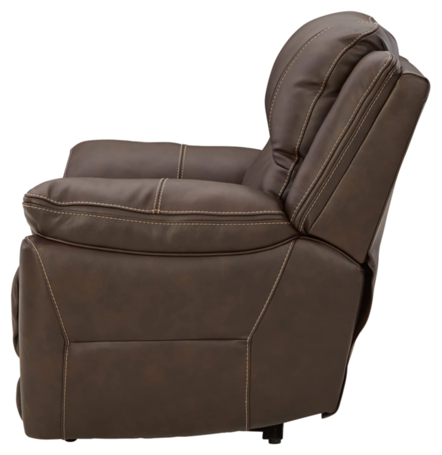 Signature Design by Ashley Dunleith Zero Wall Recliner with Power Headrest, Brown