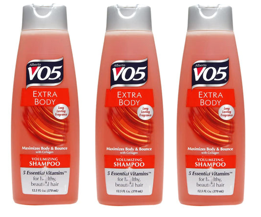 Alberto VO5 Extra Body Volumizing Shampoo, 12.5oz (Pack of 3) by Unknown
