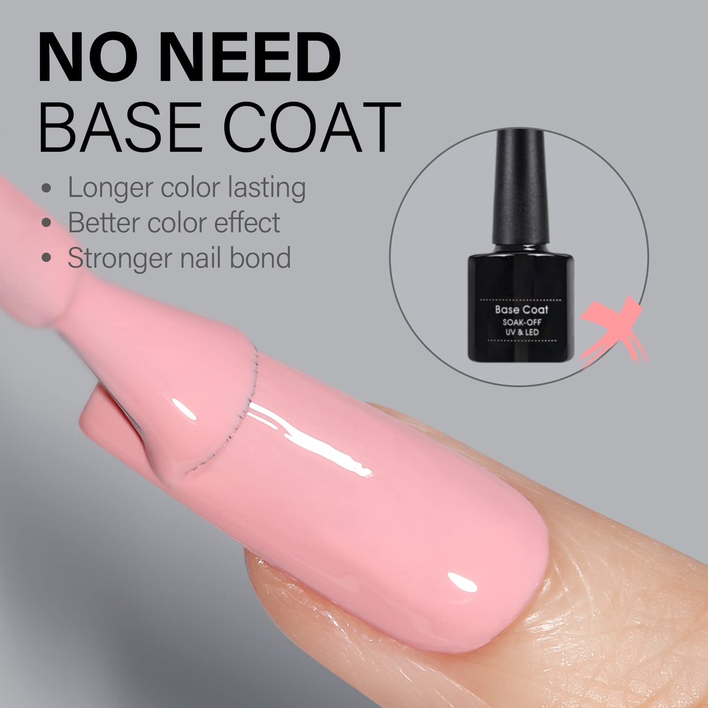 AILLSA Medium Square Nail Tips - Upgraded Matte Gel Full Cover Nails Tips No Filed, 240Pcs Pre-shaped Gelly Tips Acrylic Clear Fake Press On Soft Nail Tip for Soak Off Nail Extension 10 Sizes