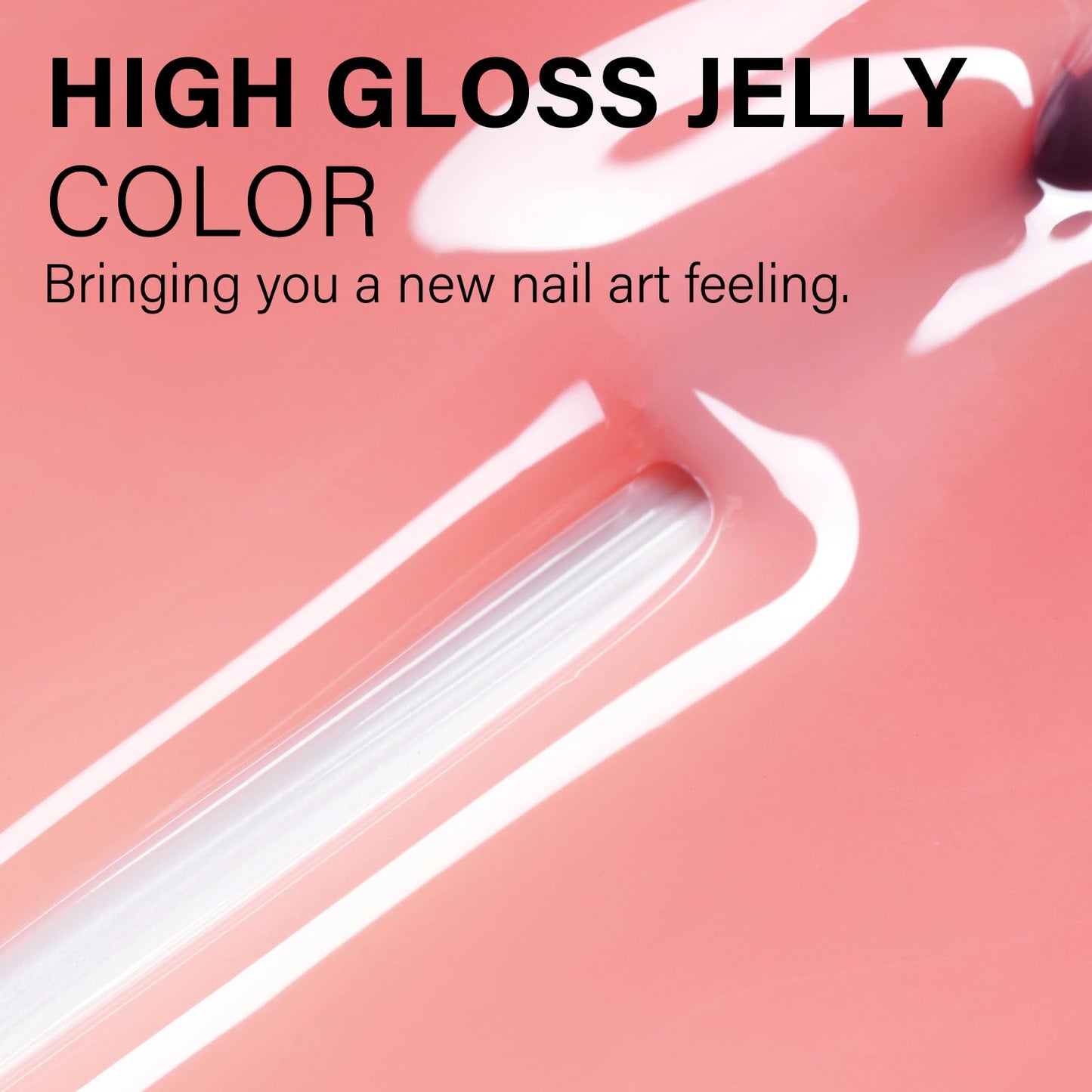 AILLSA Nude Gel Polish Natural Pink Jelly Gel Nail Polish Marshmallow Pink Light Color Translucent Gel Polish Baby Pink Neutral Soak Off U V Gel Nail for French Manicure & Home Salon 0.51 Oz GB68