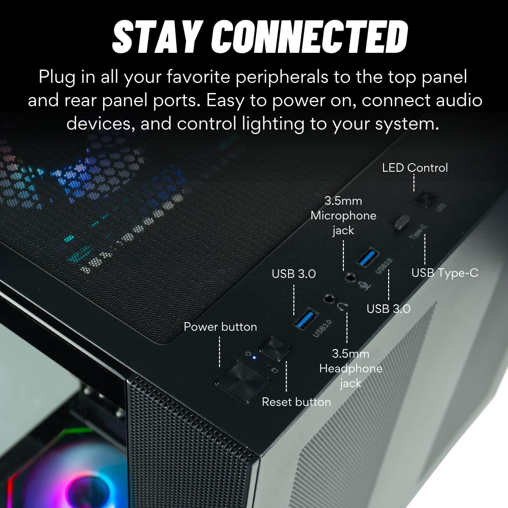 Panorama XL RTX 5090 Gaming Desktop PC - AMD Ryzen 9 9950X3D, 192GB DDR5 RAM, 4TB NVMe 990 Pro Gen4 SSD, 10TB HDD, WiFi 6E + BT, HDMI, Windows 11 Pro - Best 2025 RGB Prebuilt Tower Computer for Gamers