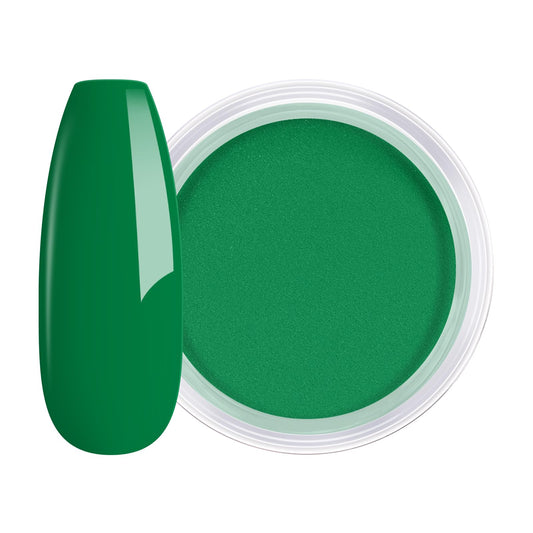 AILLSA Valentine's Day Dip Powder Emerald Green Color Nail Dipping Powder Fall Winter Gel Dip Powder for DIY Manicure Salon at Home Easy to Use Nail Dip Powder (1 Oz)
