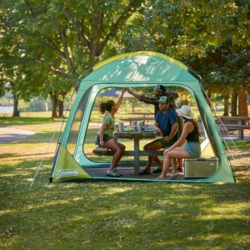 Coleman Skyshade Screened Shelter with Easy Setup, Lightweight Picnic Screen Room for Bug-Free Lounging, Made of PFAS-Free Materials