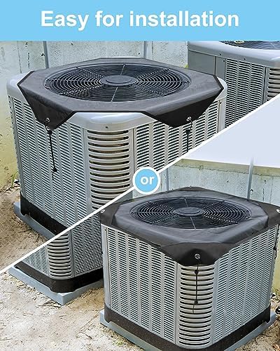 Air Conditioner Cover for Outside Units,36" x 36" Central AC Covers , Top Universal Mesh Cover Defender for All Seasons