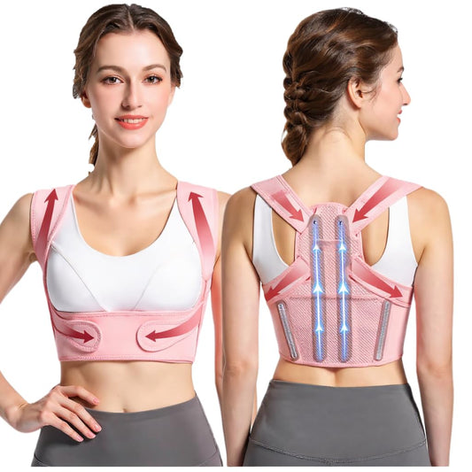 Back Posture Corrector for Women - Adjustable Lightweight Back Brace Posture Corrector Bras for Neck Shoulder Upper Back - Invisilite Posture Correct Hunchback Slouching Under Clothes (Medium)