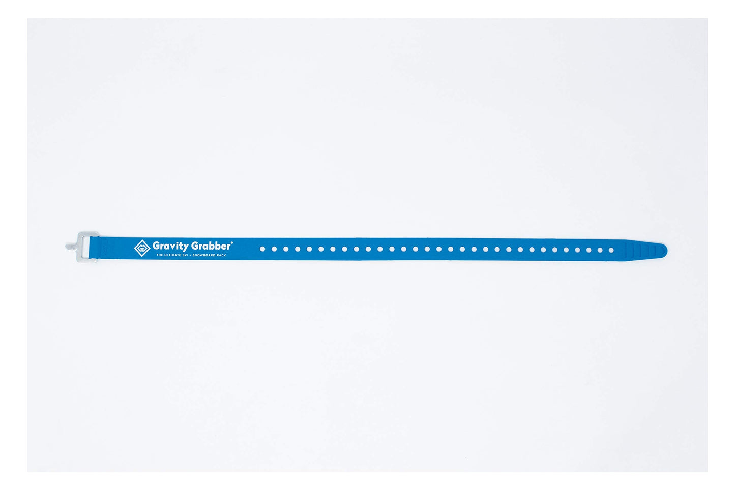 Gravity Grabber 15" Voile Strap with Aluminum Buckle | Super Strong, UV-Resistant Polyurethane Strap | Holds Tension | Multi-Use Strap | Secure, Bundle, Repair (Cyan, 1-Pack)