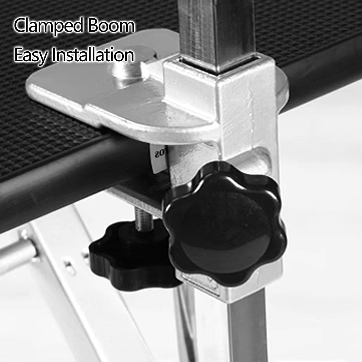 Foldable Dog Washing Station for Home Grooming Table, Stainless Steel Frame, Rubber Tabletop, Load Capacity 200lb for Small and Large Dogs Cats and Other Pets(75 * 47 * 80cm)