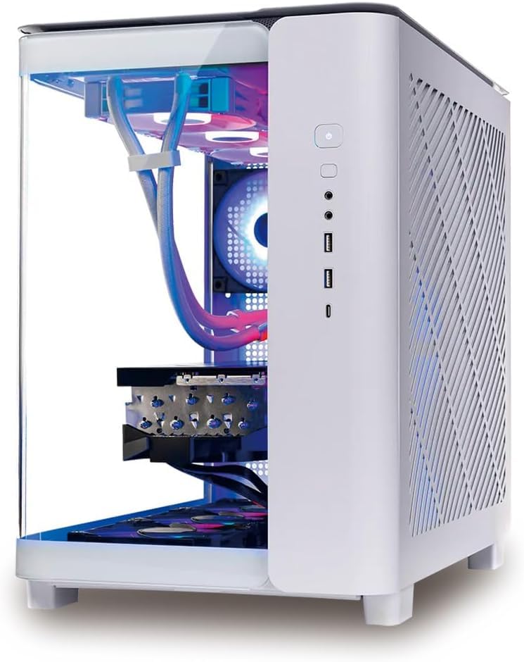 Skytech King 95 Gaming PC Desktop, Intel i7 14700F 2.1 GHz (5.3GHz Turbo Boost), NVIDIA RTX 5070 12GB GDDR7, 1TB Gen4 SSD, 32GB DDR5 RAM 6000 RGB, 850W Gold PSU, 360mm ARGB AIO, Wi-Fi, Win 11 Home