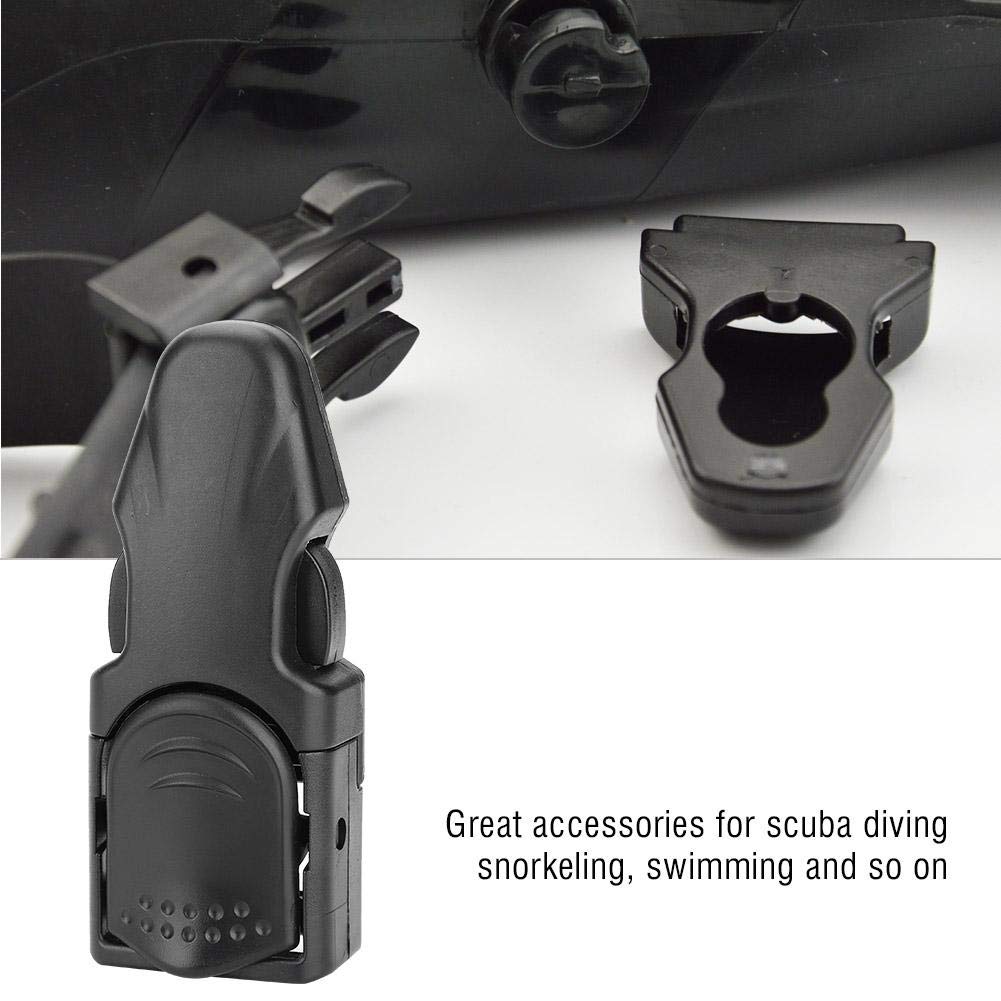 Alomejor Fin Strap Buckles Replacement Adjustable Swimming Fin Flippers Buckles Replacement Spare Accessories for Diving Diving Diver(B)