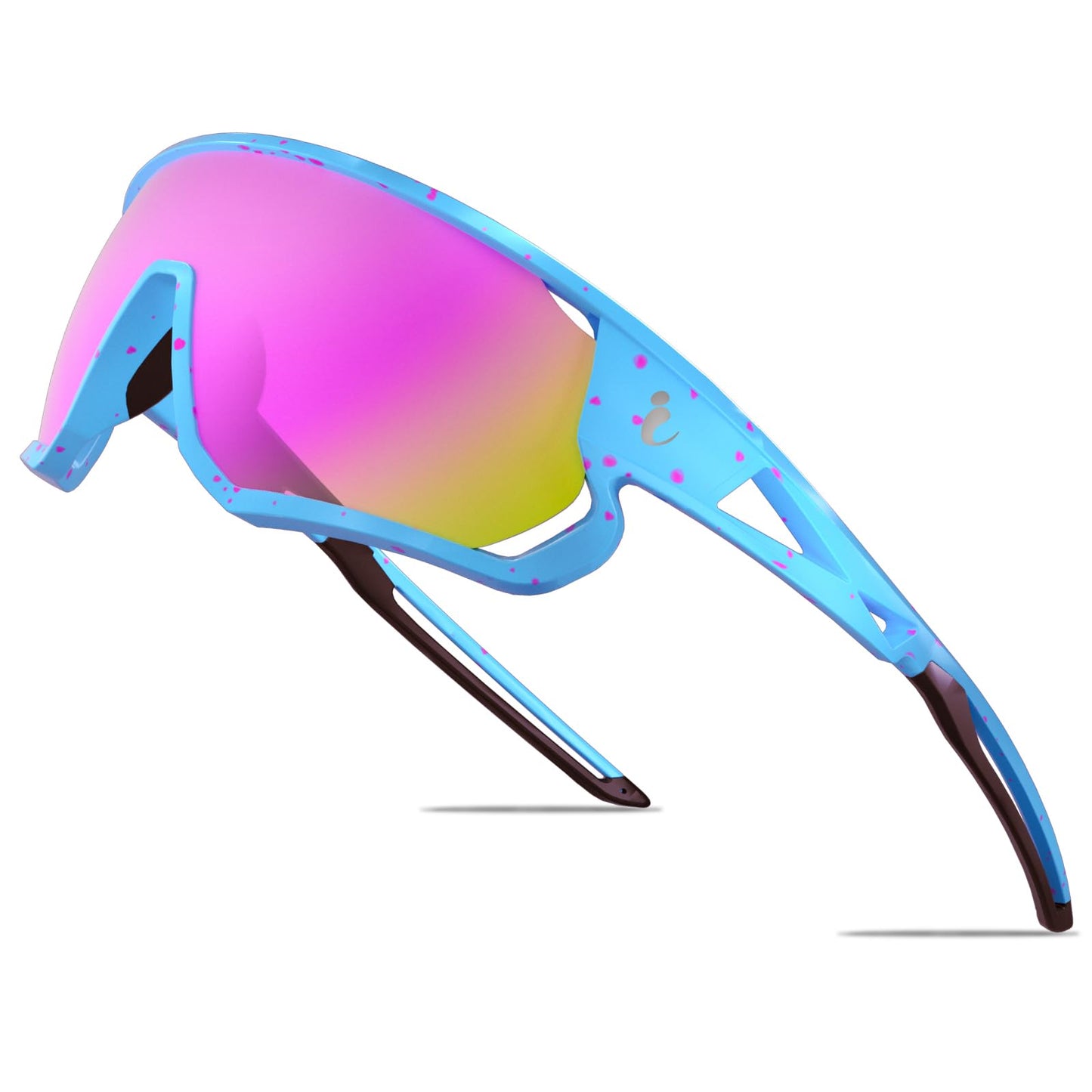 IKTOD Kids Sunglasses Youth Baseball Sunglasses for 8-12-14 Boys Girls,UV Polarized Sports Cycling Skiing for Men Women-K007 (KS-10)
