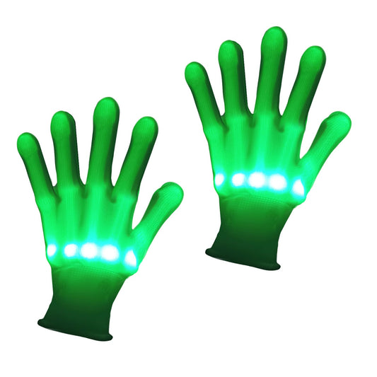 DALEDWN LED Gloves, Light Up Gloves Finger Lights Colorful Flashing LED Gloves Kids Cool Toys for Christmas Halloween Clubbing Party