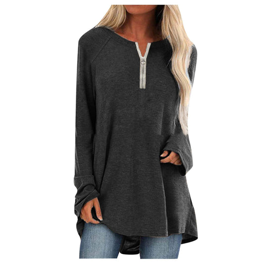 Aniywn Women's Plus Size Sweatshirt Tops Ladies Baggy Short/Long Sleeve Thin Solid/Printing Pullover Blouse T Shirts