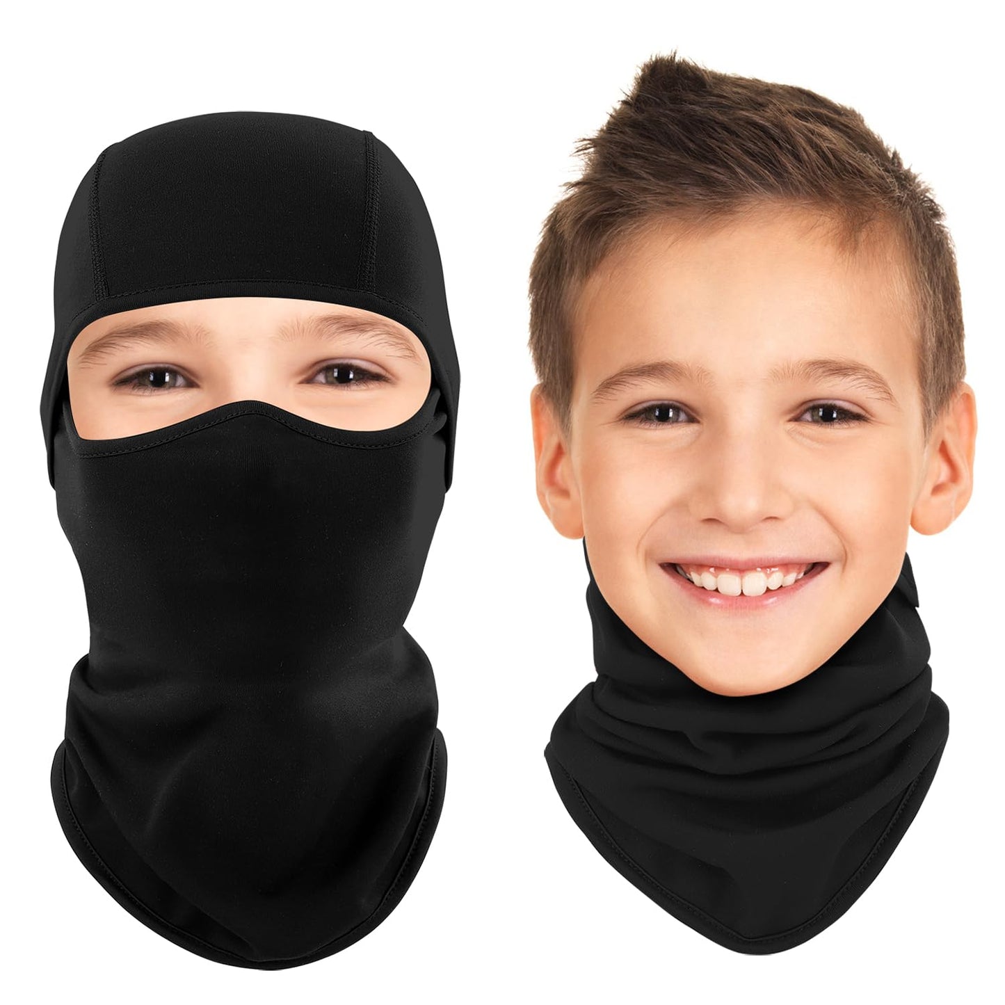 Ameceres Kids Balaclava Ski Mask Cold Weather Windproof Tactical Face Mask Winter for Skiing Snowboarding Cycling (2)