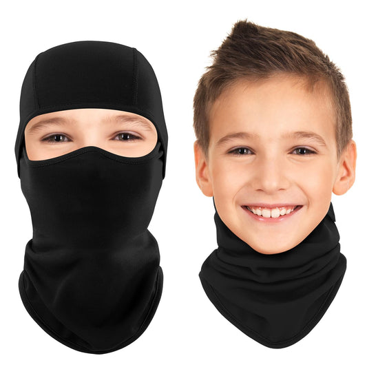 Ameceres Kids Balaclava Ski Mask Cold Weather Windproof Tactical Face Mask Winter for Skiing Snowboarding Cycling (2)