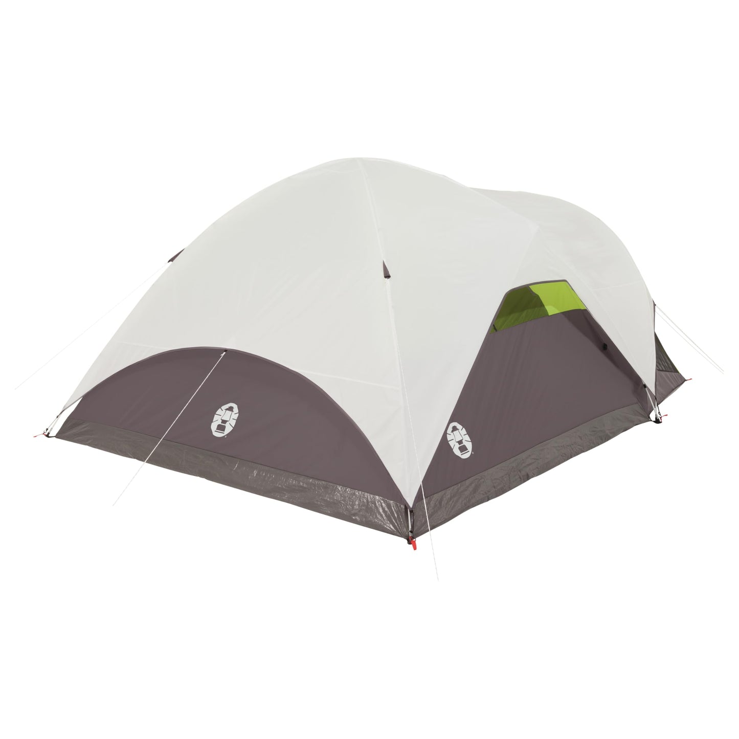 Coleman Steel Creek 6-Person Tent with Screened Porch & Integrated Rainfly, Weatherproof Tent with Screen Room Sets Up in Minutes, Fits Queen-Size Airbed
