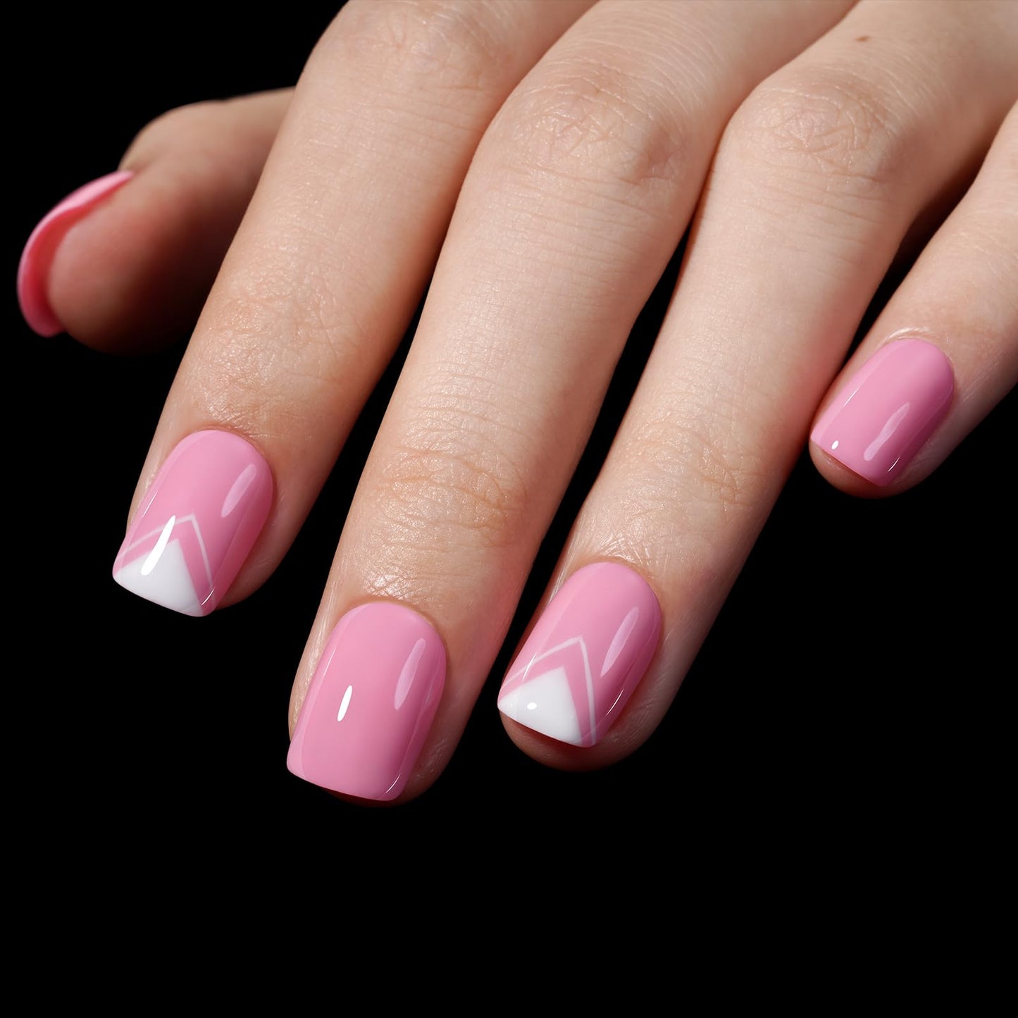 AILLSA Extra Short Square Nail Tips Gel XS Nails Tips Acrylic Press On Squoval Nail Tip 240 PCS False Full Cover Matte Nails Tip Kit 15 Sizes with Storage Box for Valentine's Day