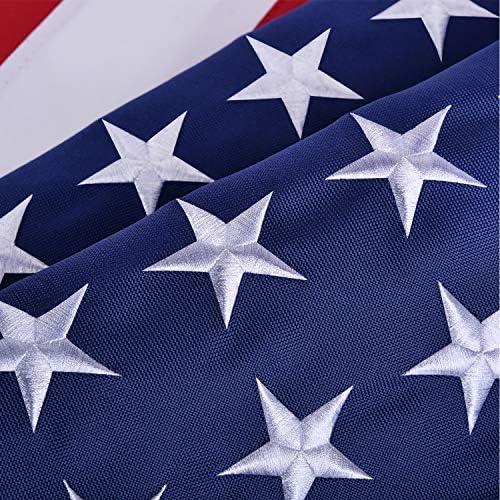 American Flags for Outside 3x5, HeavyDuty American Flag for High Wind Outdoor, UV Protected/Sewn Stripes/Embroidered Stars/Brass Grommets, US Flag Built for The Toughest Conditions