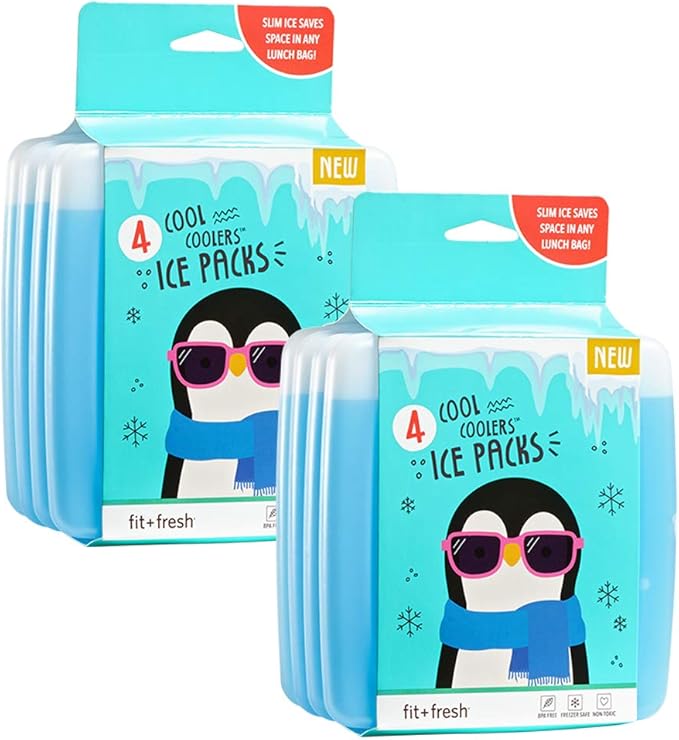 Cool Coolers by Fit & Fresh Slim Ice Packs