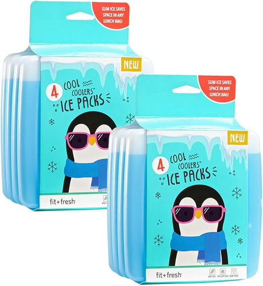 Cool Coolers by Fit & Fresh Slim Ice Packs