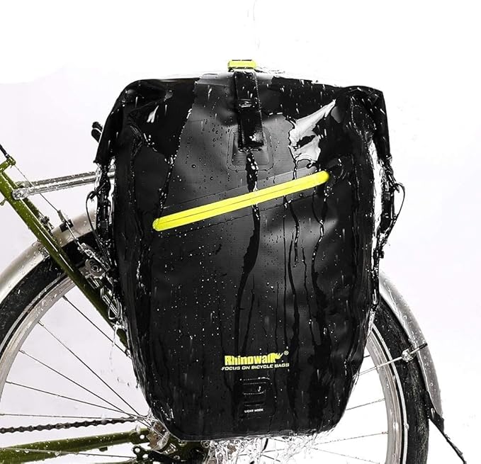 Rhinowalk Bike Bag Waterproof Bike Pannier Bag 27L,(for Bicycle Cargo Rack Saddle Bag Shoulder Bag Laptop Pannier Rack Bicycle Bag Professional Cycling Accessories)