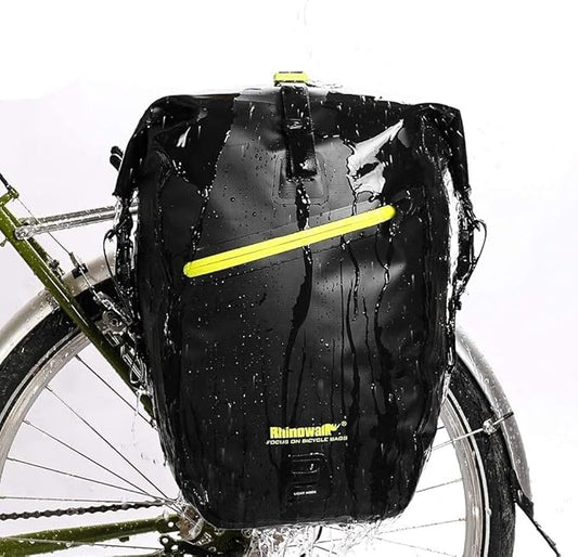 Rhinowalk Bike Bag Waterproof Bike Pannier Bag 27L,(for Bicycle Cargo Rack Saddle Bag Shoulder Bag Laptop Pannier Rack Bicycle Bag Professional Cycling Accessories)
