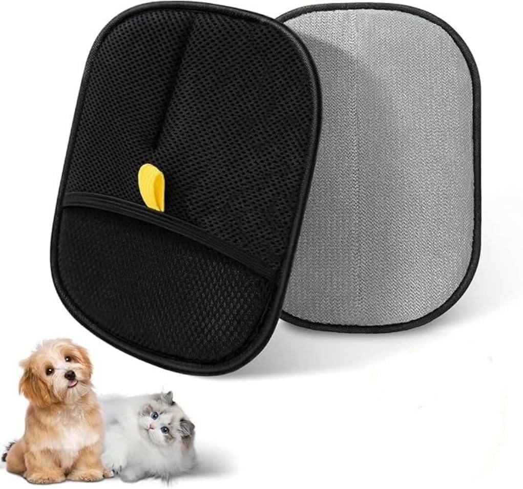 1 Pcs Pet Hair Removal Gloves Brush, New Reusable Cat Dog Electrostatic Hair Remover Grooming Glove Tool for Clothes,Sofas,Carpets,Car Seats