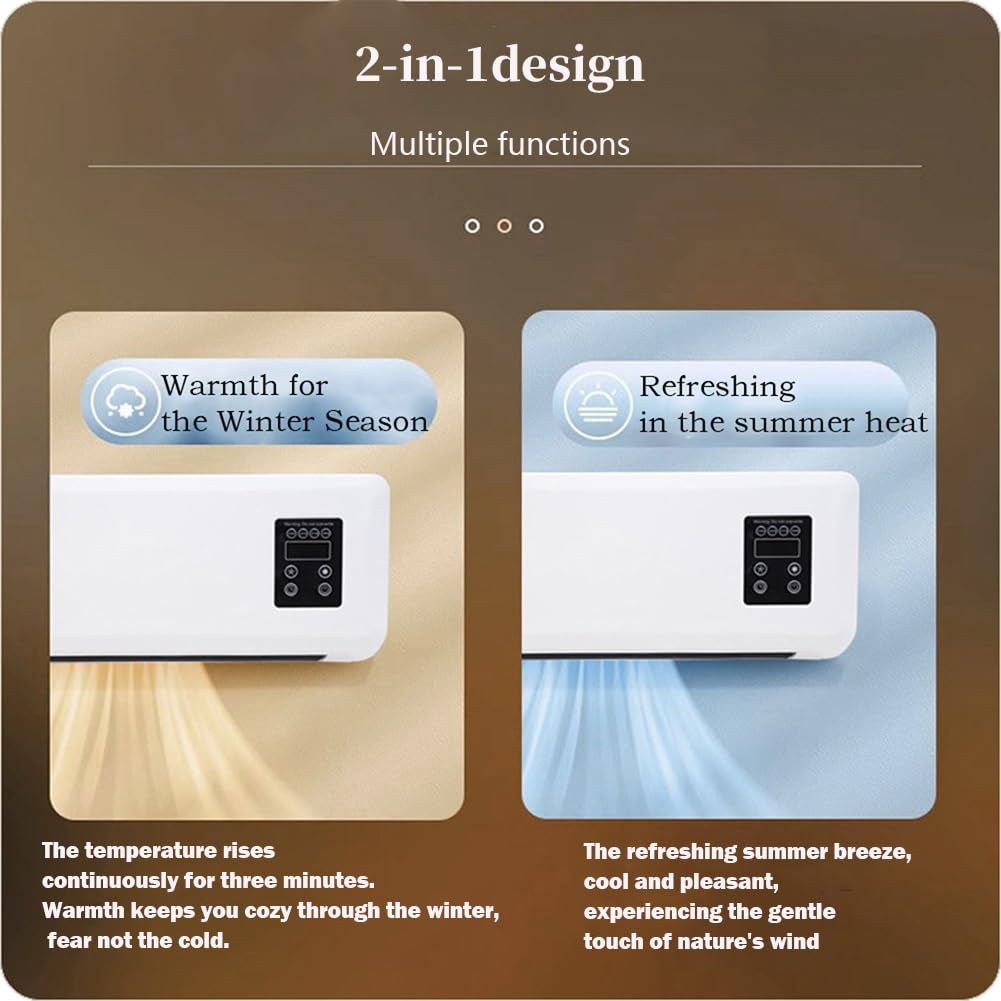 Air Conditioner Pro, Portable Air Conditioner, Mini Wall Mount AC Unit for Home Office Bedroom (A)